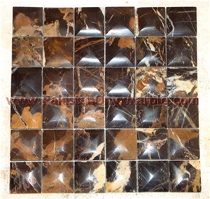 Black and Gold (Micahel Angelo) Mosaic Tiles