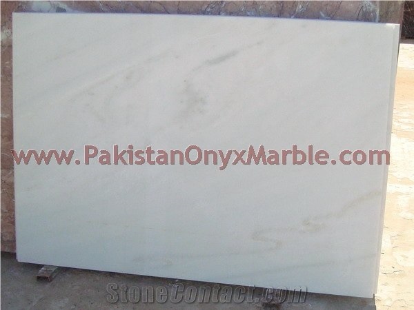 Cut to Size Afghan White Marble Slabs