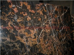 Export Quality Black and Gold (Michaelangelo) Marble Slabs