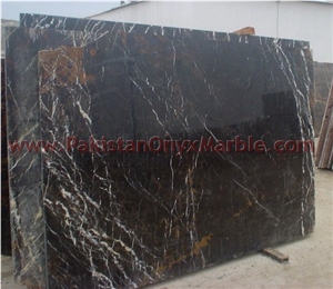 Exporter Of Black and Gold (Michaelangelo) Marble Slabs