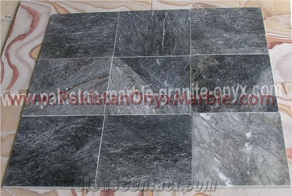Fine Quality Silky Black Marble Tiles