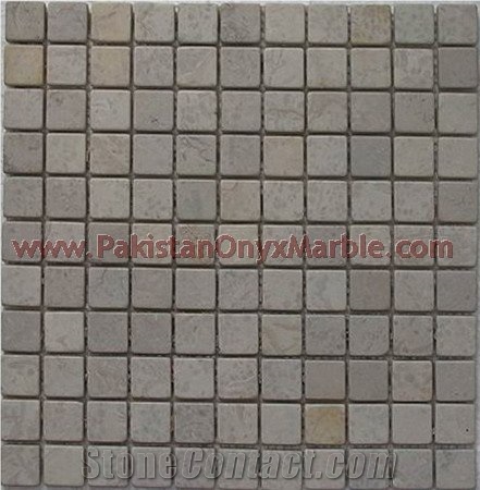 Tavera Marble Mosaic Tiles for Bathroom