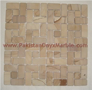 Teakwood ( Burmateak ) Mosaic Tiles for Flooring