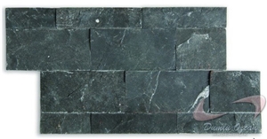 Alanya Medi Black Marble Split Face Wall Cladding Panels