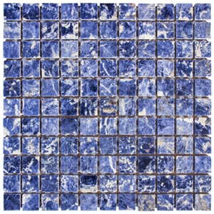 Blue Sodalite Mosaic