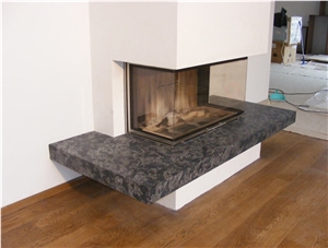 Brown Marble Fireplace Spain