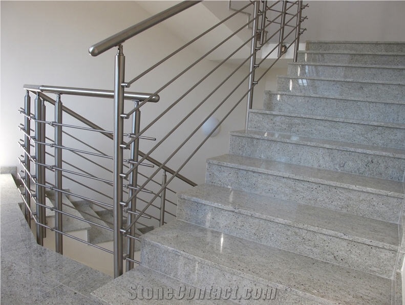 Imperial White Granite Stairs India