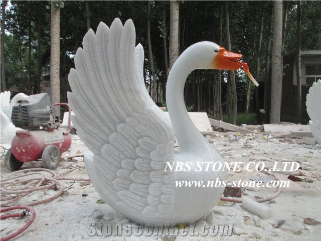 Granite Animal Sculptures,Statue,Swan Sculptures