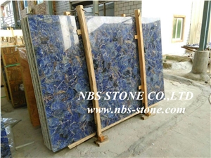 Sodalite Marble Tiles & Slabs,Africa Blue Marble Tiles & Slabs