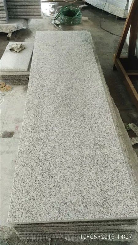 Quarry Owned G603 Hot Selling Stair Case, China Natural Bianco Crystal Granite Steps for Construction