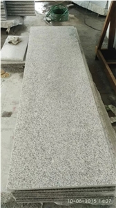 Quarry Owned G603 Hot Selling Stair Case, China Natural Bianco Crystal Granite Steps for Construction