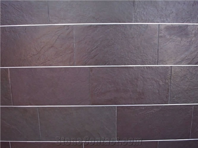 Ruby Slate Wall and Floor Tiles, Lilac Slate Flooring, Walling Tiles