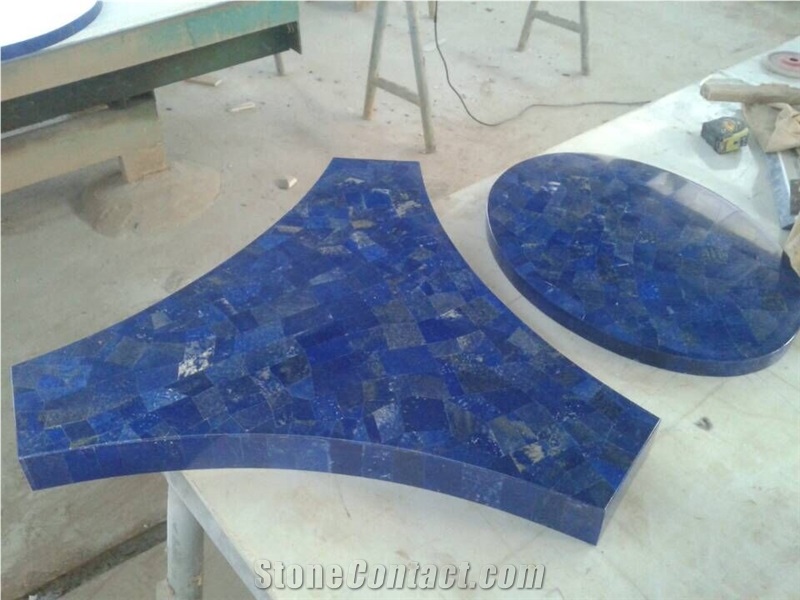 Lapis Lazuli Semiprecious Stone Slabs & Tiles