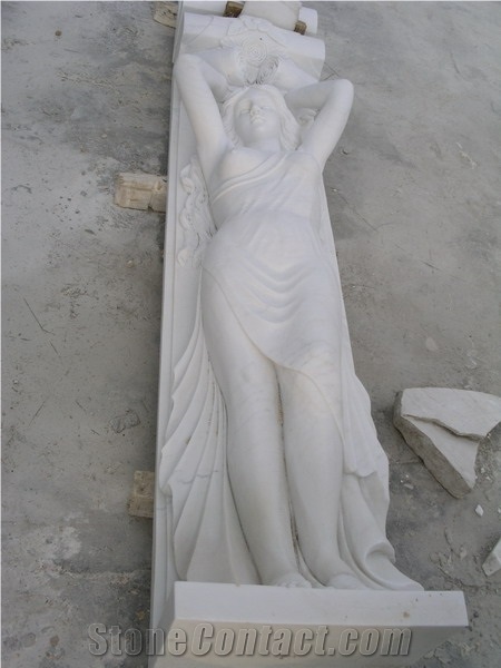 White Marble Handcarved Sculptures