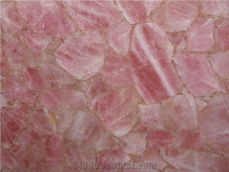 Pink Crystal Backlit Bath Top,Pink Semiprecious Vanity Top