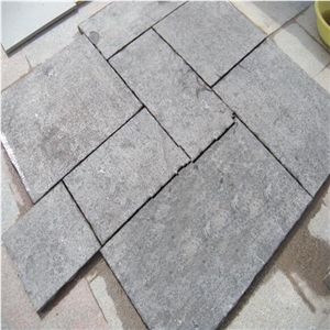 Chinese Belgian Blue Limestone Slabs & Tiles, China Grey Limestone