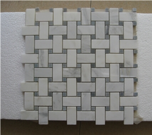 Marble Basketweave Mosaic Pattern