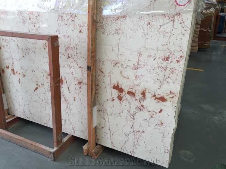 Imported Ivory Rosalia Marble High Polished Slabs & Tiles for Interior Stone Design