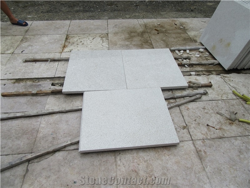 White Pearl White Granite Tiles, China White Granite