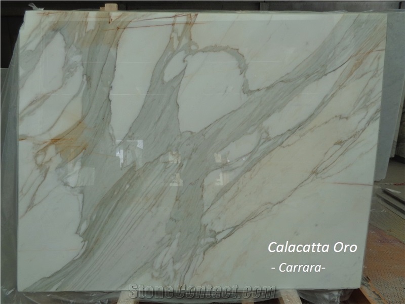 Calacatta Oro, Calacatta Betogli Marble Slabs, White Marble Tiles & Slabs Italy