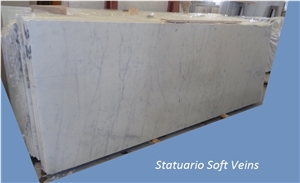Statuario Vena Fine Marble tiles & Slabs, White Marble Slabs floor tiles, covering tiles Italy