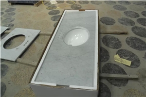Bianco Carrara Marble Basin, Grey Marble Sinks & Basins