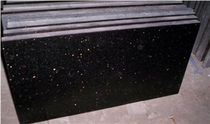 Black Galaxy Granite Countertop ,Kichen Worktop ,Kitchen Desk Top,Black Granite