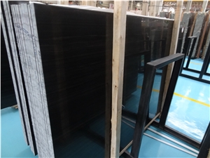 Black Serpeggiante Marble Slabs/Tiles, Private Meeting Place, Top Grade Hotel Interior Decoration Project, New Finishd, High Quality, Best Price