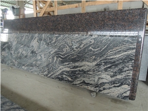 China Juparana Granite Countertop, Grey Granite Kitchen Countertops