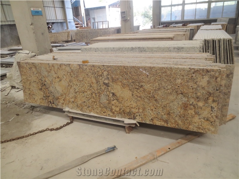 Golden King Granite Countertop, Brown Granite Kitchen Countertops