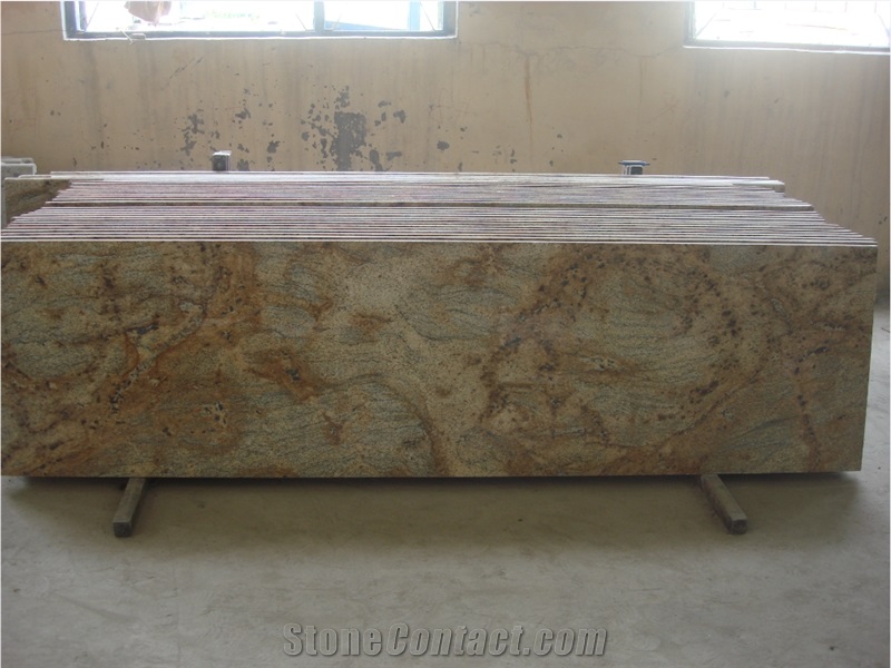 Goldstorm Granite Countertop, Brown Granite Kitchen Countertops