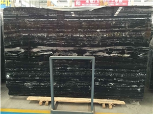 Silver Dragon Black Marble Slabs/Tile for Wall, Cladding/Cut-To-Size for Floor Covering,Interior, Decoration, Indoor Metope, Stage Face Plate, Outdoor, High-Grade Adornment, Lavabo, Quarry Owner