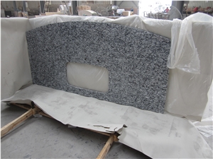 Spary White Granite Countertop, Grey Granite Kitchen Countertops