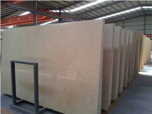 Sunny Beige Marble Slabs/Tile for Wall, Cladding/Cut-To-Size for Floor Covering, Interior, Decoration, Indoor Metope, Stage Face Plate, Outdoor, High-Grade Adornment, Lavabo, Quarry Owner