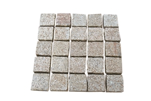 China Grey Granite Cube Stone,Cheap Cobble Stone High Quality Road Paving Sets,Floor Covering Exterior Pavers,Natural Split