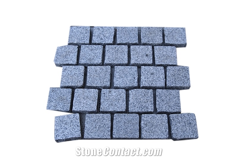 China Grey Granite Road Pavers,Cube Stone Hot Sale,Floor Covering Paving Stone Cheap Hig Quality Paving Sets