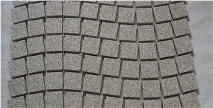 Granite Cubestone,Meshed Cubestone, Granite Pavers, Paving Stone,