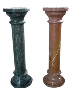 Green Columns,Hot Sale Chinese Marble Pillars,Own Fcatory Brown Pillars,Cheap Columns