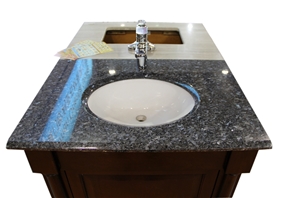 Hot Sale Pearl Bathroom Countertops,Own Factory Custom Vantity Tops, Bathrrom Countertops with Single Sink