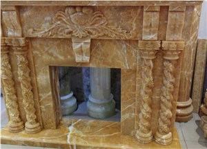 Marble Fireplace,Yellow Stone Fireplace.White Marble Fireplace,Interior Stone Fireplace,European Fireplace