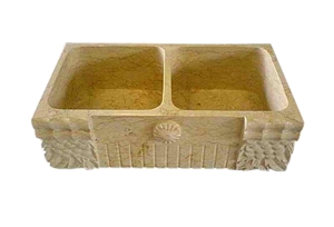 Polished Chinese Hot Sale Beige Granite Sinks & Basins,Own Factory Home Decoration Kitchen Sinks,Cheap