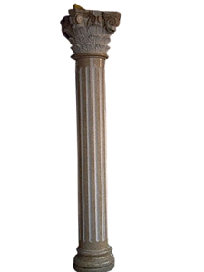 Polished Columns,Hot Sale Granite Pillars,Outside Door Decorating Pillars,Cheap Columns,Own Factory Hot Sale Brown Columns,
