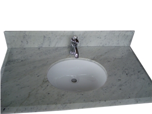 White Marble Bath Tops,Beige Marble Vanity Tops/Bath Tops/ Bathroom Vanity Tops