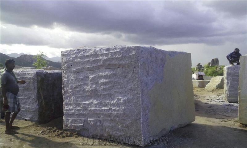 Lavender Blue Granite Blocks