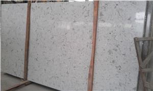 China White Engineered Stone Solid Surface for Vanity Top