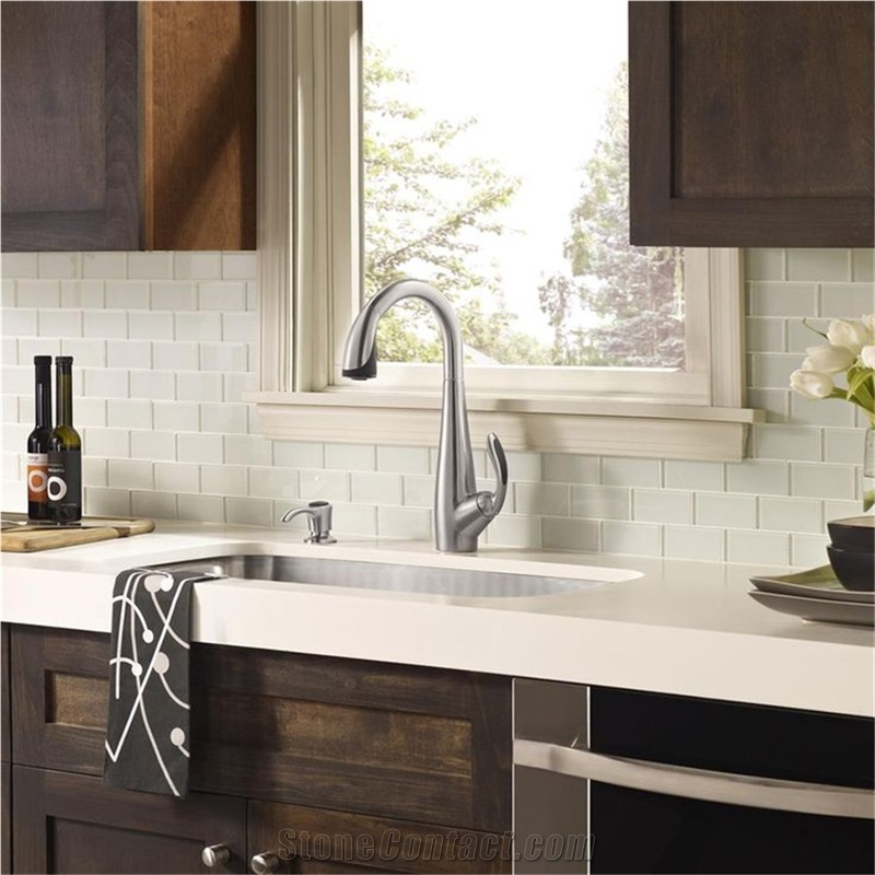 Quartz Stone Surfaces Including Stain,Scratch and Water Resistance with a Variety Of Edge Profile Opotion