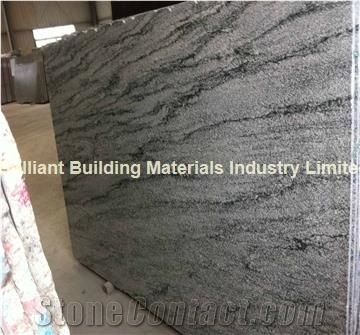 China Silk Green Granite Big Slab, Natural Green Granite Slab