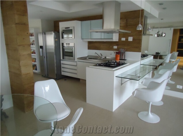 White Crystallized Glass Kitchen Countertop Crystallized Glass Surface, White Quartz Kitchen Countertops