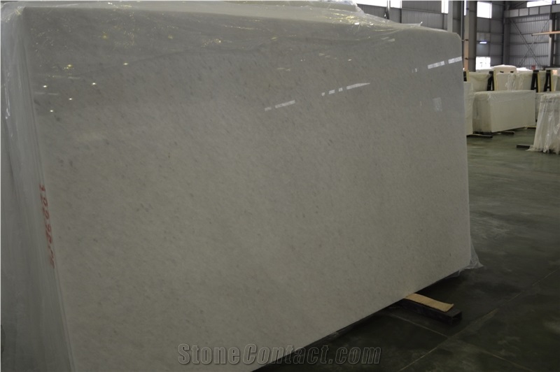 Crystal White Marble Grade B tiles & slabs, polished marble flooring tiles, walling tiles 