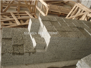 China Green Granite Cube Stone & Paver